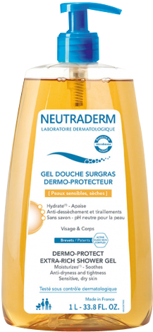 NEUTRADERM GEL DOUCHE SURGRAS DERMO-PROTECTEUR