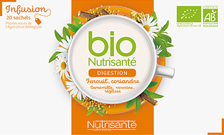 Nutrisanté infusion bio digestion 20 sachets